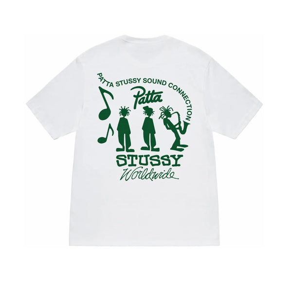 Stussy x Patta Sound Connection Tee White