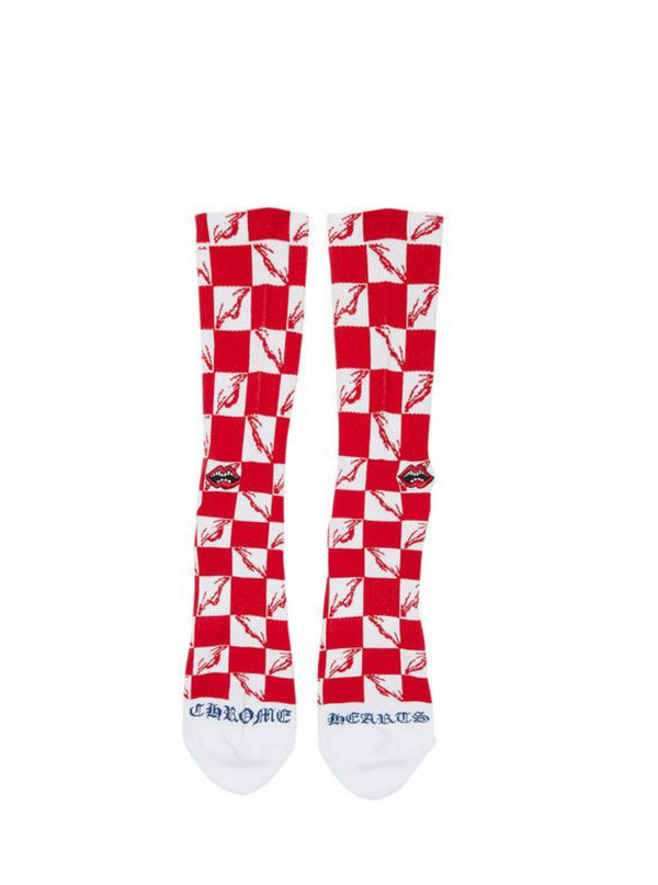 Chrome Hearts Matty Boy 99 Eyes Red/White Socks
