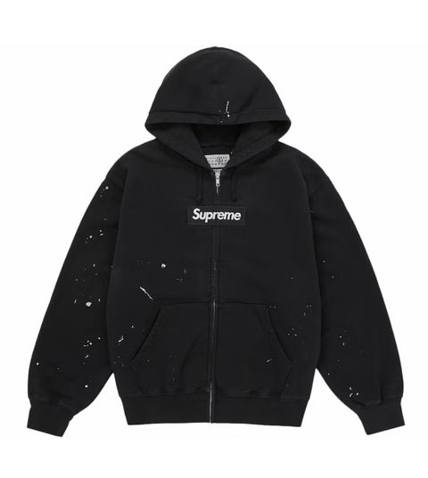 Supreme Maison Margiela Box Logo Black Zip Up