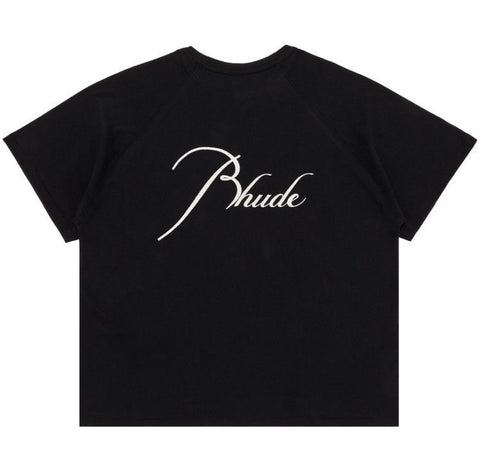 Rhude Classique Raglan Black Tee