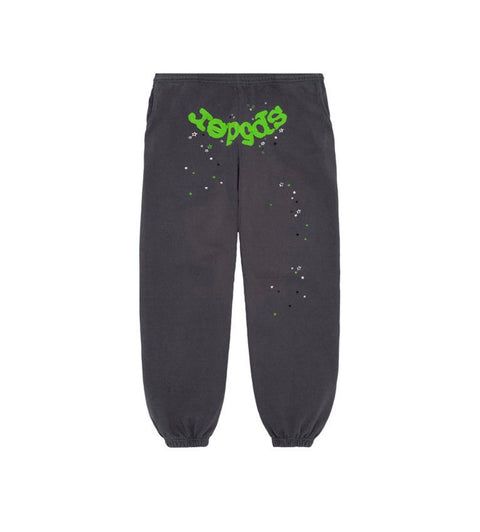 Sp5der Wait Web Slate Grey Sweatpants