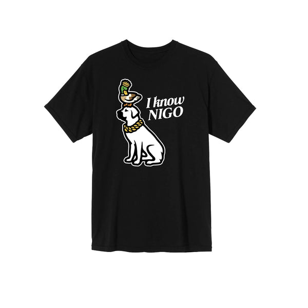 I Know Nigo Dog Tee Black