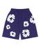 Denim Tears Cotton Wreath Purple Sweatshorts