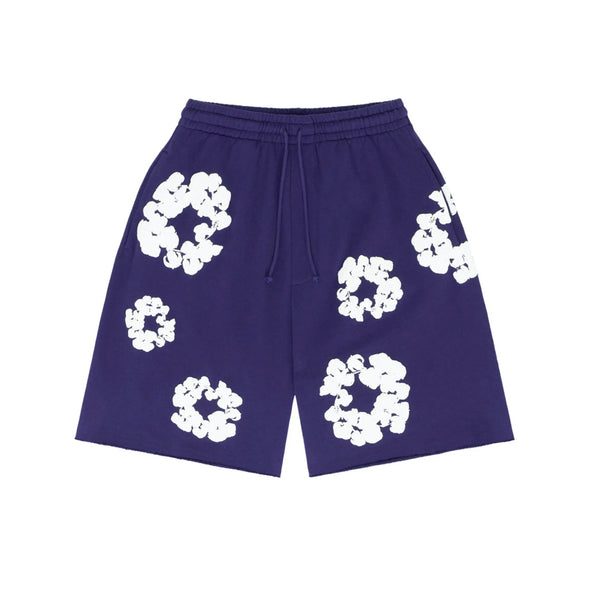 Denim Tears Cotton Wreath Shorts Purple