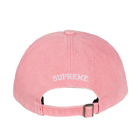 Supreme S Logo 6 Panel Pink Hat