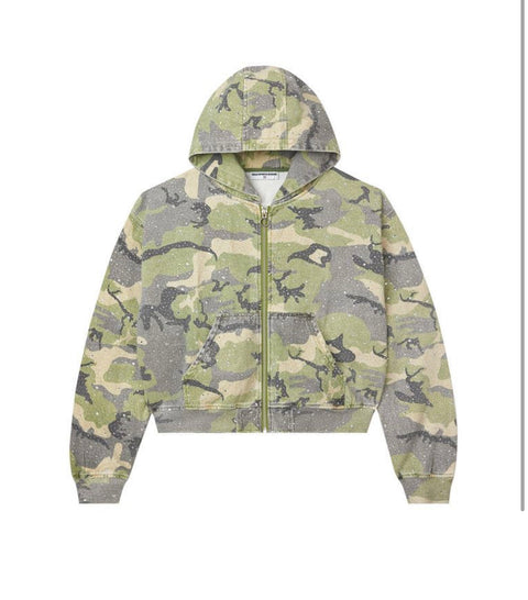 Vale Crystal Camo Work Zip Up