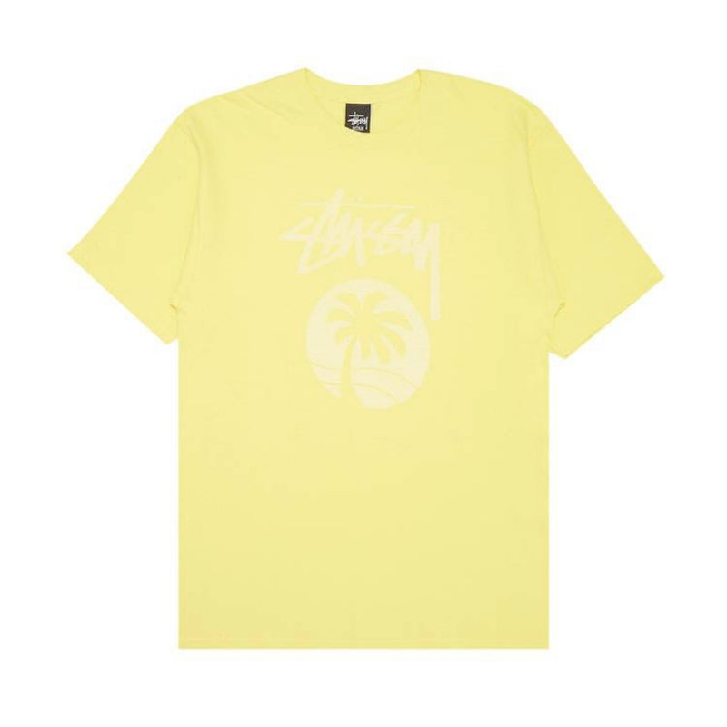 Stussy Stock Tone Tree Yellow Tee