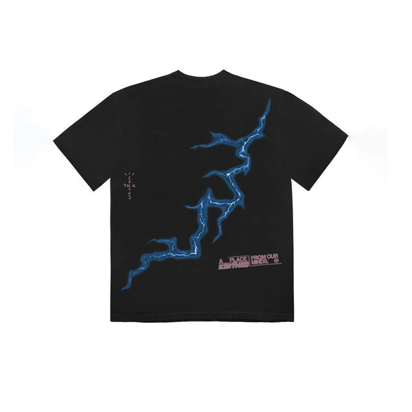 Travis Scott Fragment Danger Tee Washed Black