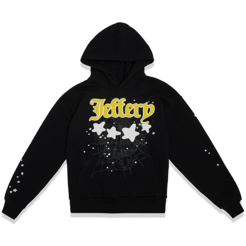 Sp5der Jeffery Black Hoodie