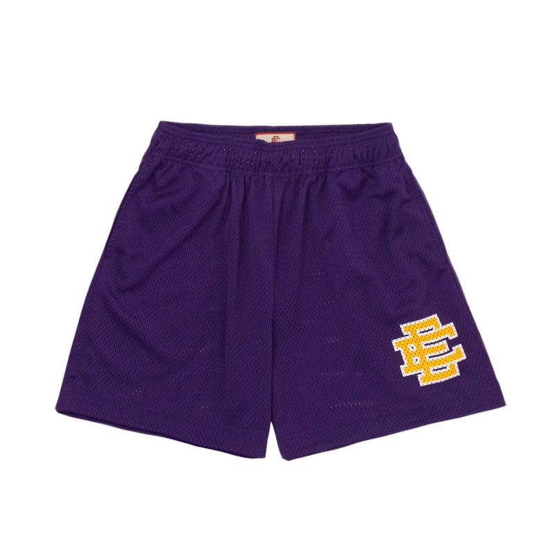 Eric Emanuel Purple/Yellow Basic Shorts