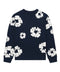 Denim Tears Cotton Wreath Navy L/S Tee