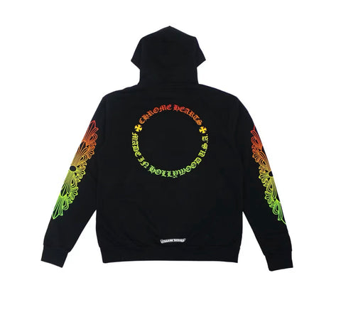 Chrome Hearts Gradient Circle Black Hoodie