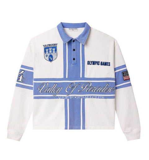 Vale Forever Blue Cross Rugby L/S Shirt
