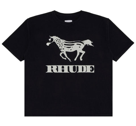 Rhude Dinero Black Tee