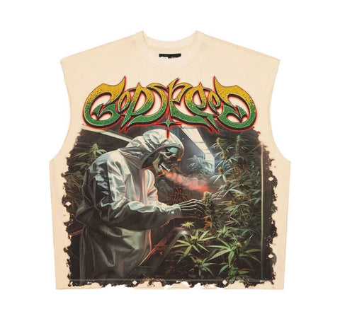 Godspeed 420 Indoor VVS Bone Sleeveless Tee