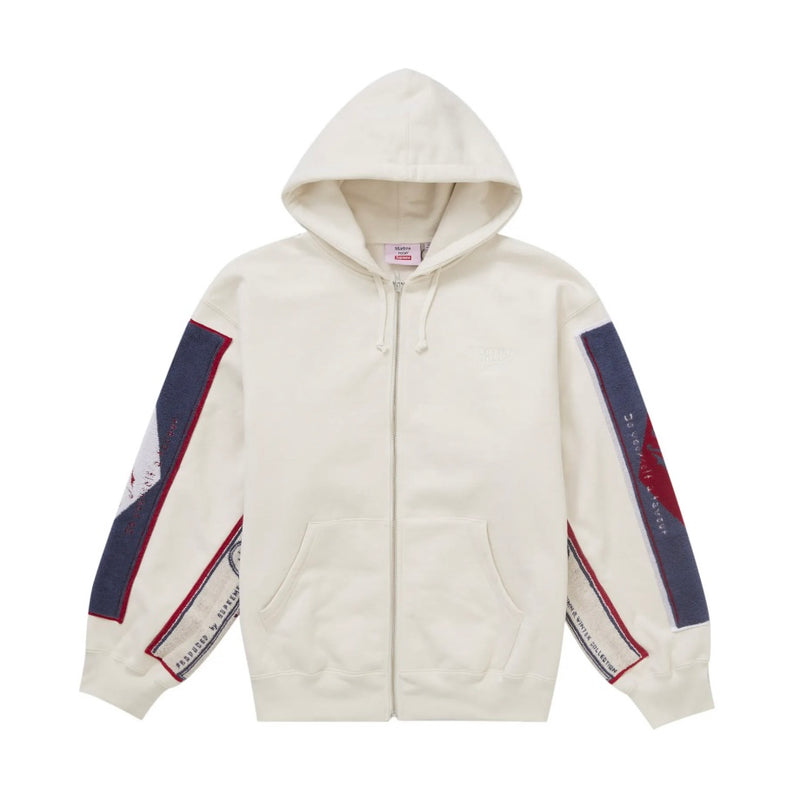 Supreme Martine Rose Towel Zip Up Hooded Sweatshirt White