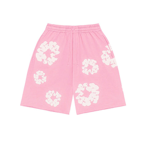 Denim Tears Cotton Wreath Pink Sweatshorts