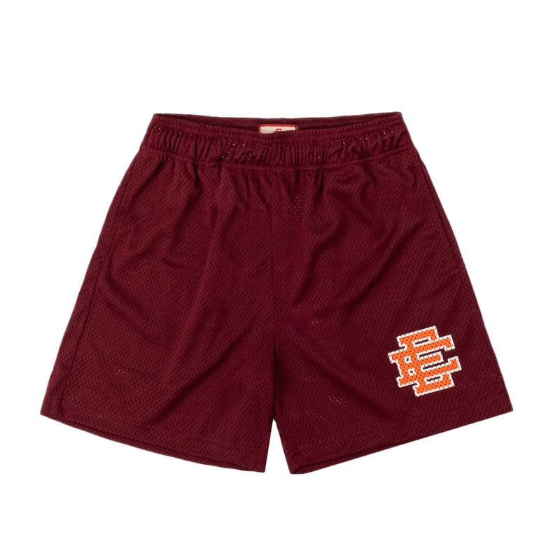 Eric Emanuel Maroon/Bright Red Orange Basic Short