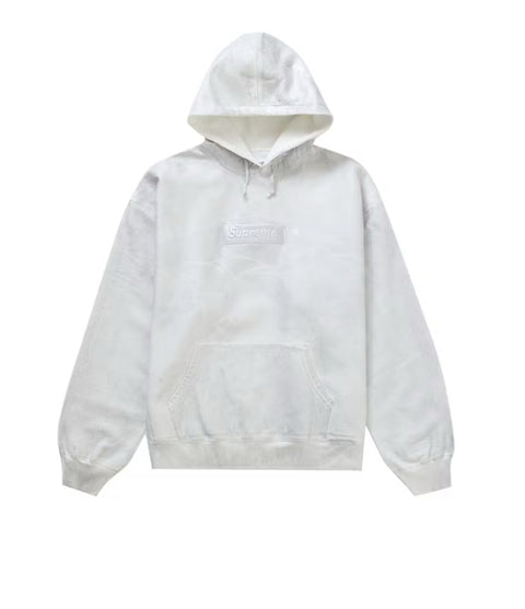 Supreme MM6 Maison Margiela Foil White Box Logo Hoodie