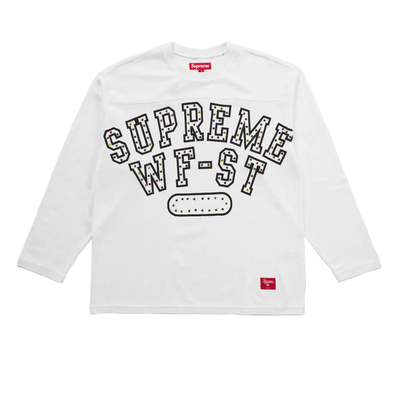 Supreme Athletic Studded L/S Top White