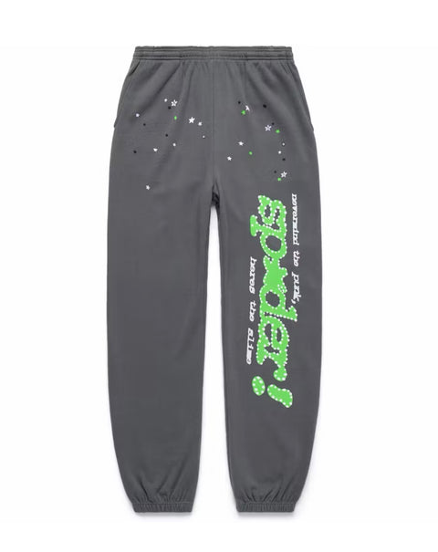 Sp5der P*nk V2 Slate Grey Sweatpants