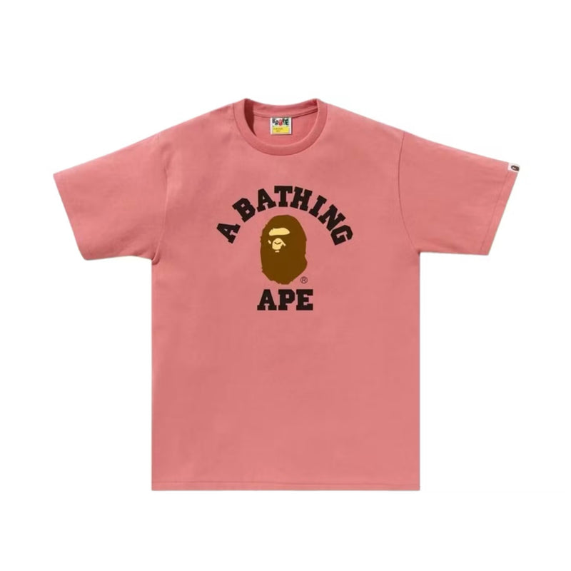 Bape College Pink Tee