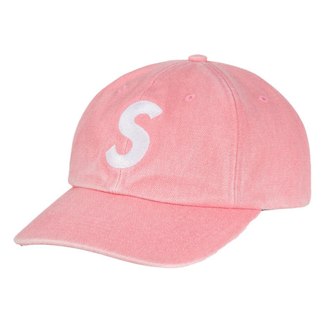 Supreme S Logo 6 Panel Pink Hat