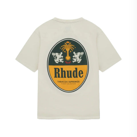 Rhude Tabaco Vintage White Tee