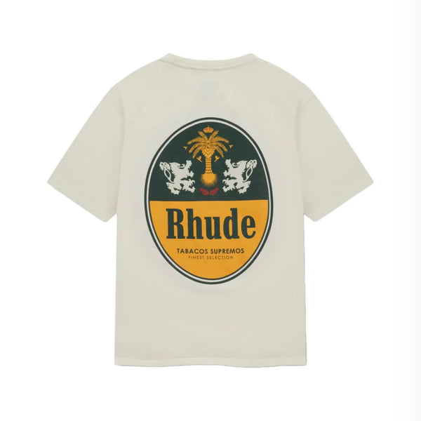 Rhude Tabaco Vintage White Tee