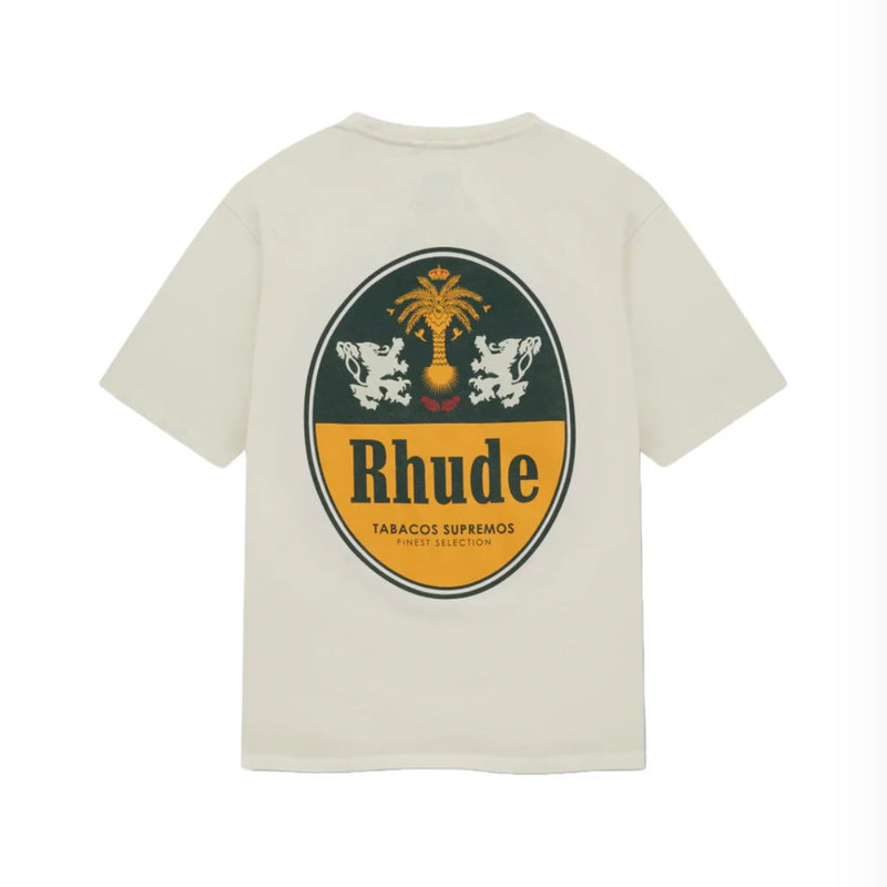 Rhude Tabaco Vintage White Tee