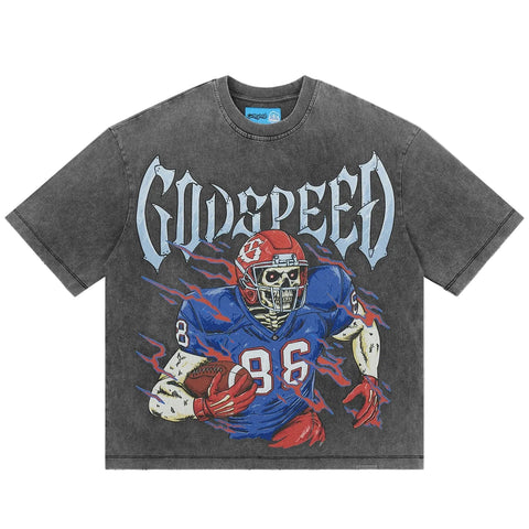 Godspeed End Zone Grey Tee