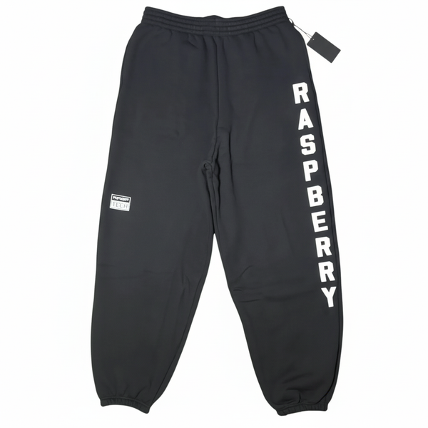 GV Gallery Raspberry Weekday Baggy Black Sweatpants