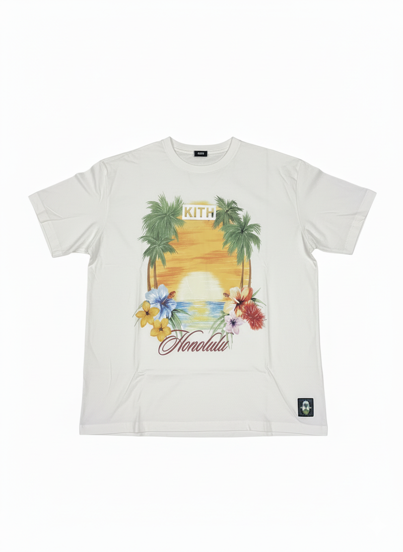 Kith Honolulu Sunset White Tee