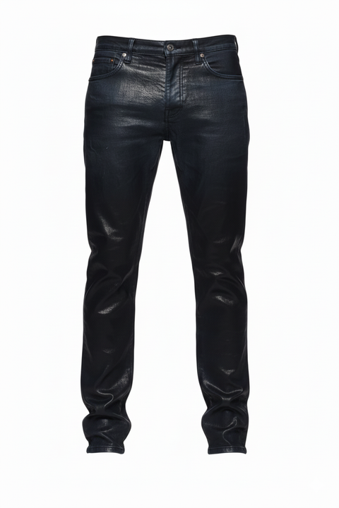 Purple P001 Skinny Coated Dark Indigo Jeans