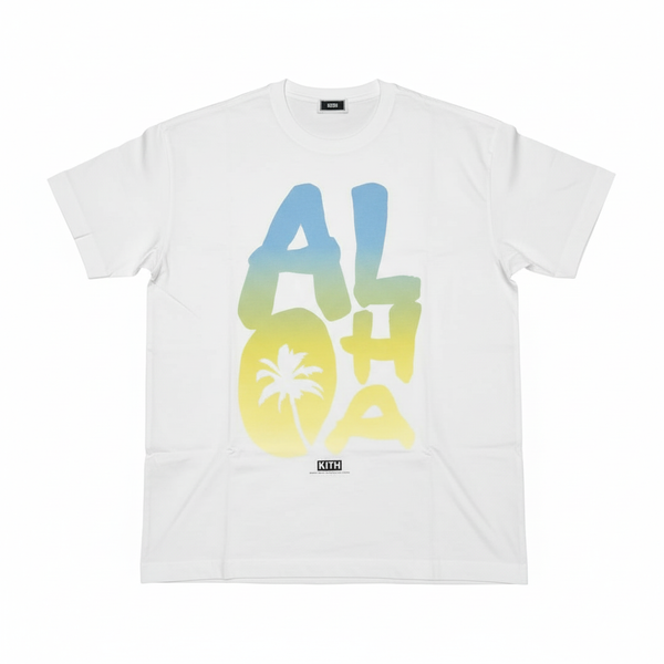 Kith Aloha Palm White Tee