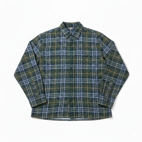 HMDD Billie Jean Green/Blue Flannel