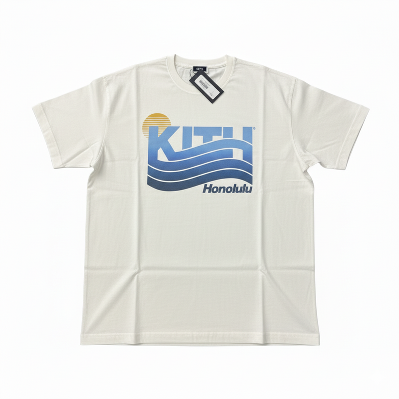 Kith Honolulu Wavey White Tee