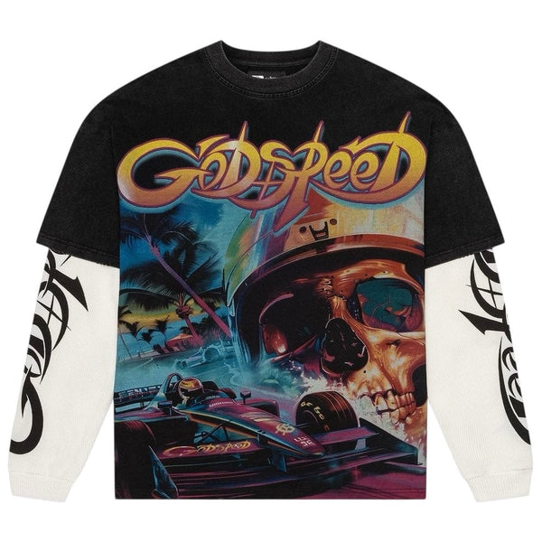 Godspeed F1 Dreams Layered Black L/S Tee