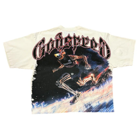 Godspeed GSPD Run Club Bone Tee