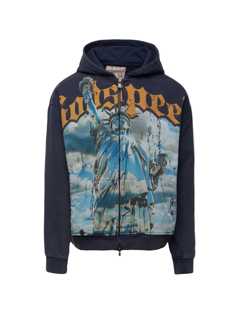 Godspeed Chrome Liberty Black Zip Up