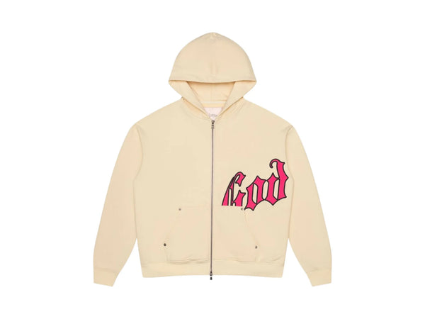 Godspeed OG Logo Bone/Pink Zip Up