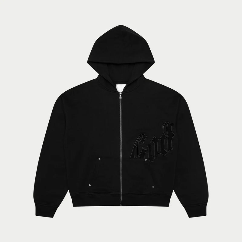 Godspeed OG Logo Double Black Zip Up