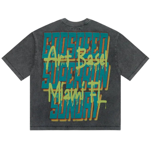 Godspeed Power Steering Grey Tee