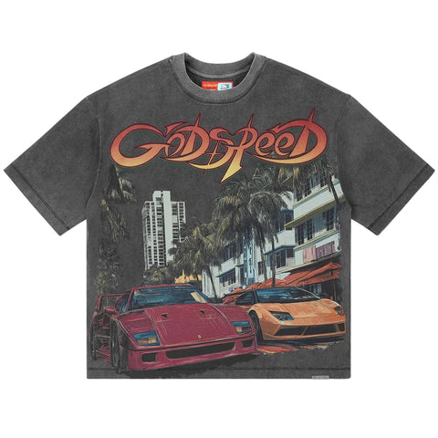 Godspeed South Beach Drive Grey Tee