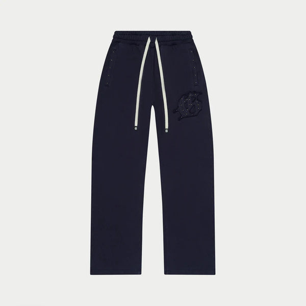 Godspeed Symmetric Studded Navy Sweatpants