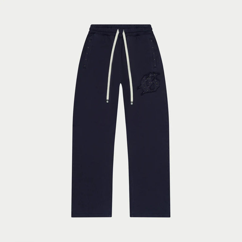 Godspeed Symmetric Studded Navy Sweatpants