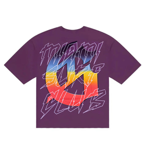 Godspeed Miami Surf Club Purple Tee