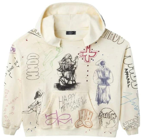 HMDD Sketch Cream Hoodie