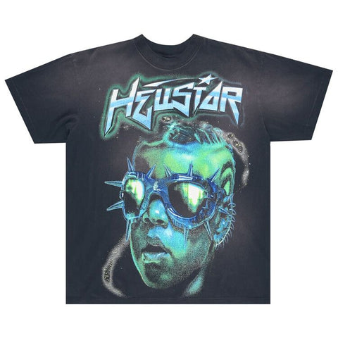 Hellstar The Future Black Blue Tee