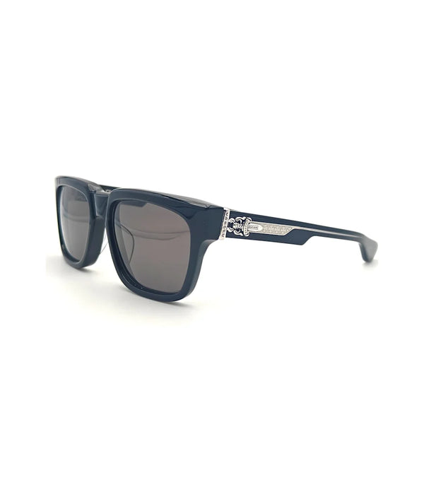 Chrome Hearts Box Officer Black Sunglasses